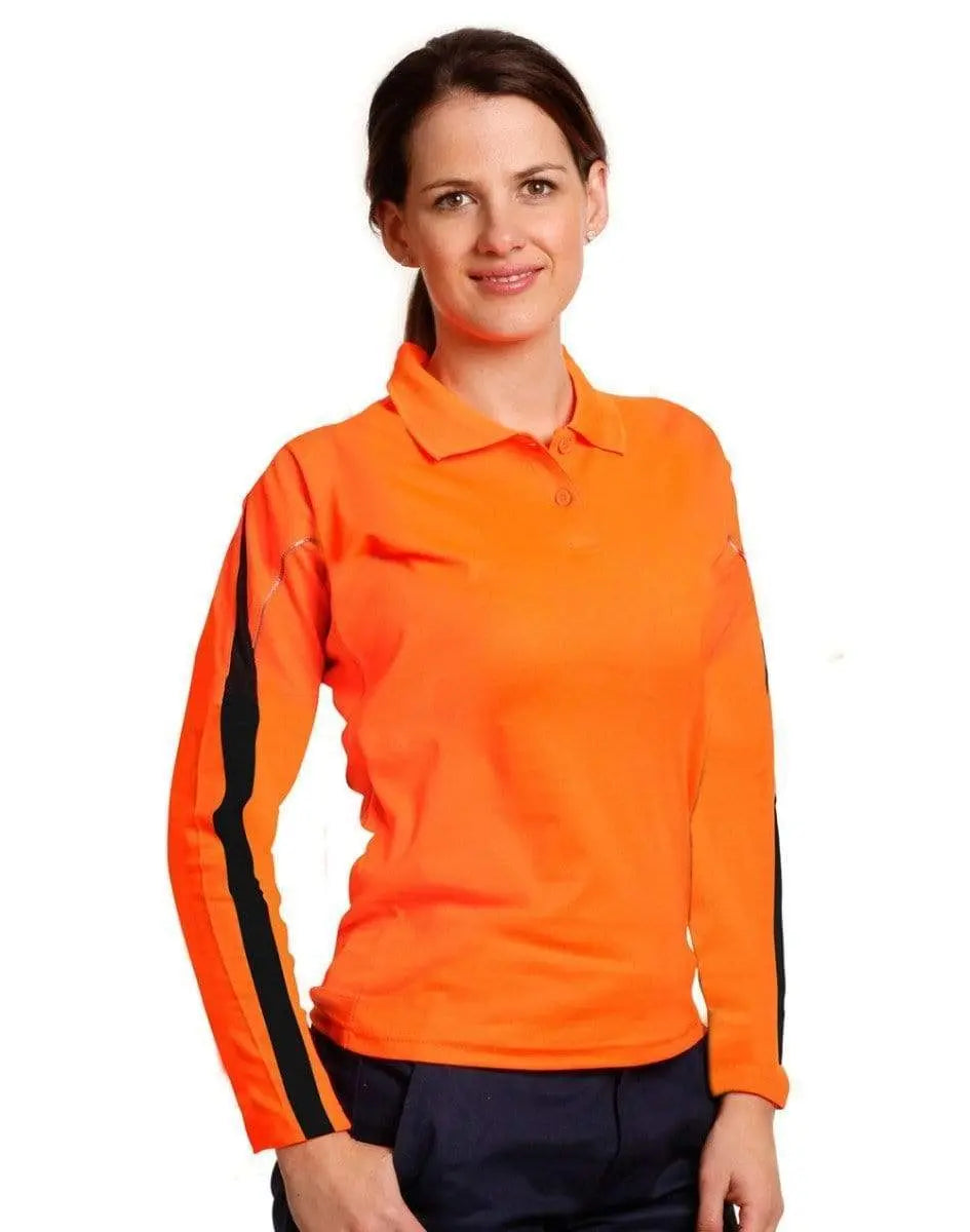 Hi-vis Legend Long Sleeve Polo Ladies SW34A Metro Workwear.